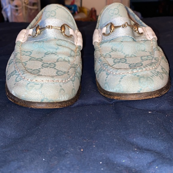 Gucci Princetown GG Monogram Limited Edition Denim Loafers Light Blue - Picture 12 of 12